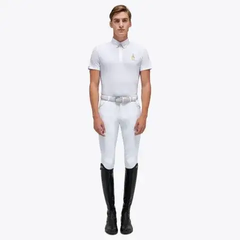 Cavalleria Toscana Polo da concorso FISE WHITE-1