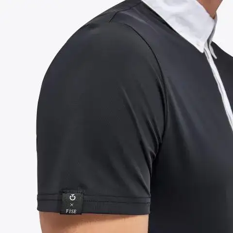 Cavalleria Toscana FISE men's polo shirt NAVY-4