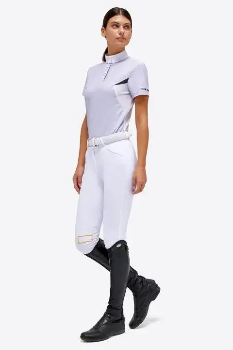 Rider's Gene RG Jersey S/S Button Competition Polo LILAC-1
