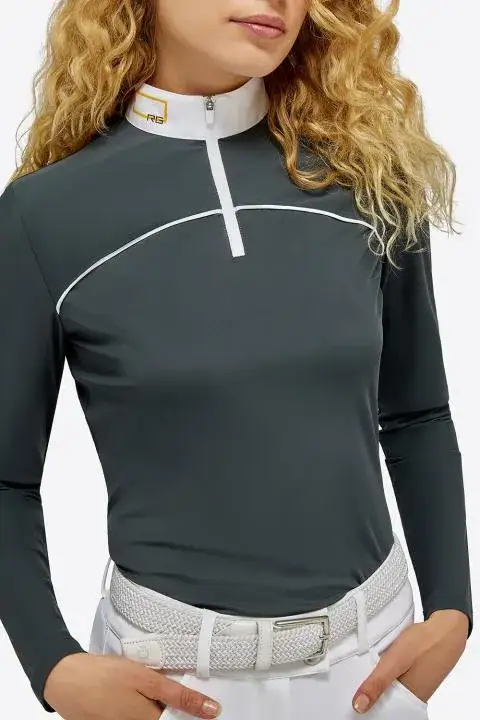 Rider's Gene Rider's Gene woman competition polo GRIGIO SCURO-4