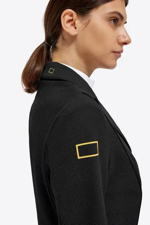Rider's Gene Rider's Gene women's competition jacket with buttons BLACK/MUSTAD-4