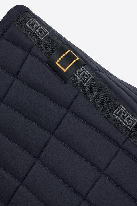 Rider's Gene RG Rectangular Quilt Dressage Saddle Pad NAVY-3