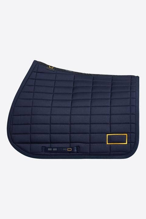 Rider's Gene Rider's Gene Rectangular Quilt Jumping Saddle Pad NAVY-1