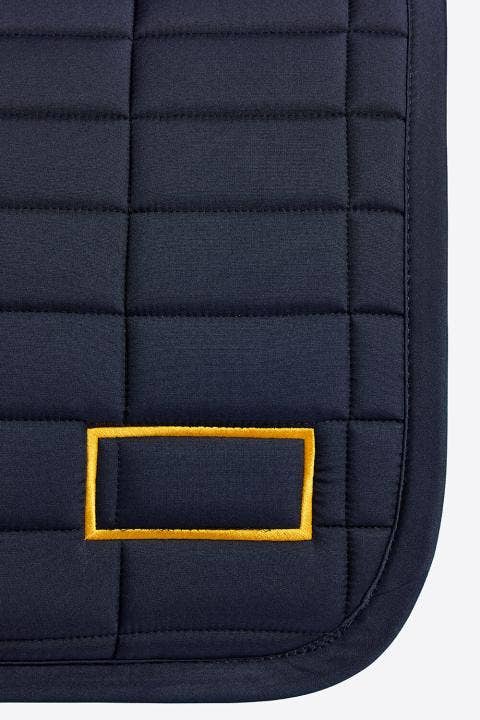 Rider's Gene Rider's Gene Rectangular Quilt Jumping Saddle Pad NAVY-3