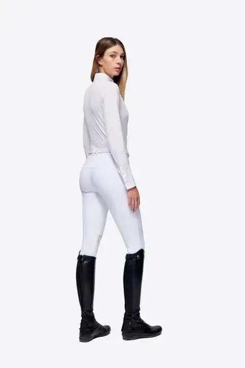 Rider's Gene RG Jersey and Mesh L/S Competition Shirt WHITE/KNIT-2