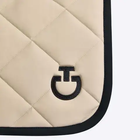 Cavalleria Toscana Jumping horse saddle pad BEIGE/BLACK-3