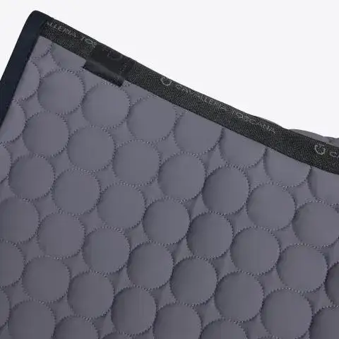 Cavalleria Toscana Dressage horse saddle pad ANTHRACITE GREY/BLACK-2