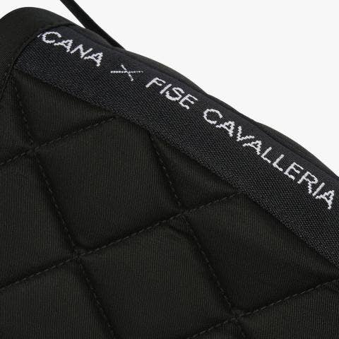Cavalleria Toscana FISE jumping saddle pad BLACK-2