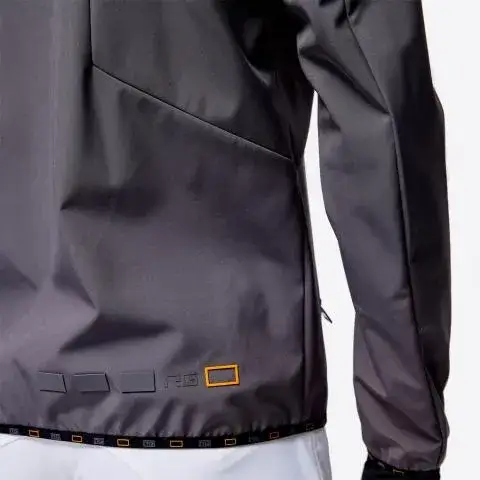 Rider's Gene RG Jersey Hooded Zip Softshell Jacket Graphite Grey-5
