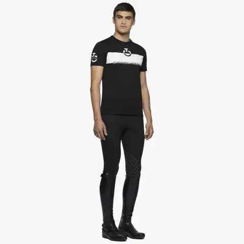 Cavalleria Toscana Men's T-Shirt BLACK-2