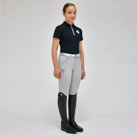 Cavalleria Toscana Rib Waistband Polo in Navy - Women's Large – The Tried  Equestrian