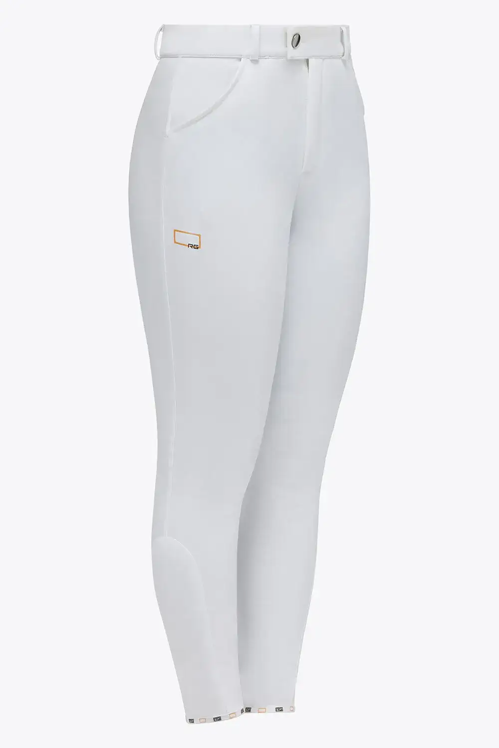Rider's Gene Rider's Gene Unisex Young Riders Breeches knee grip WHITE-1