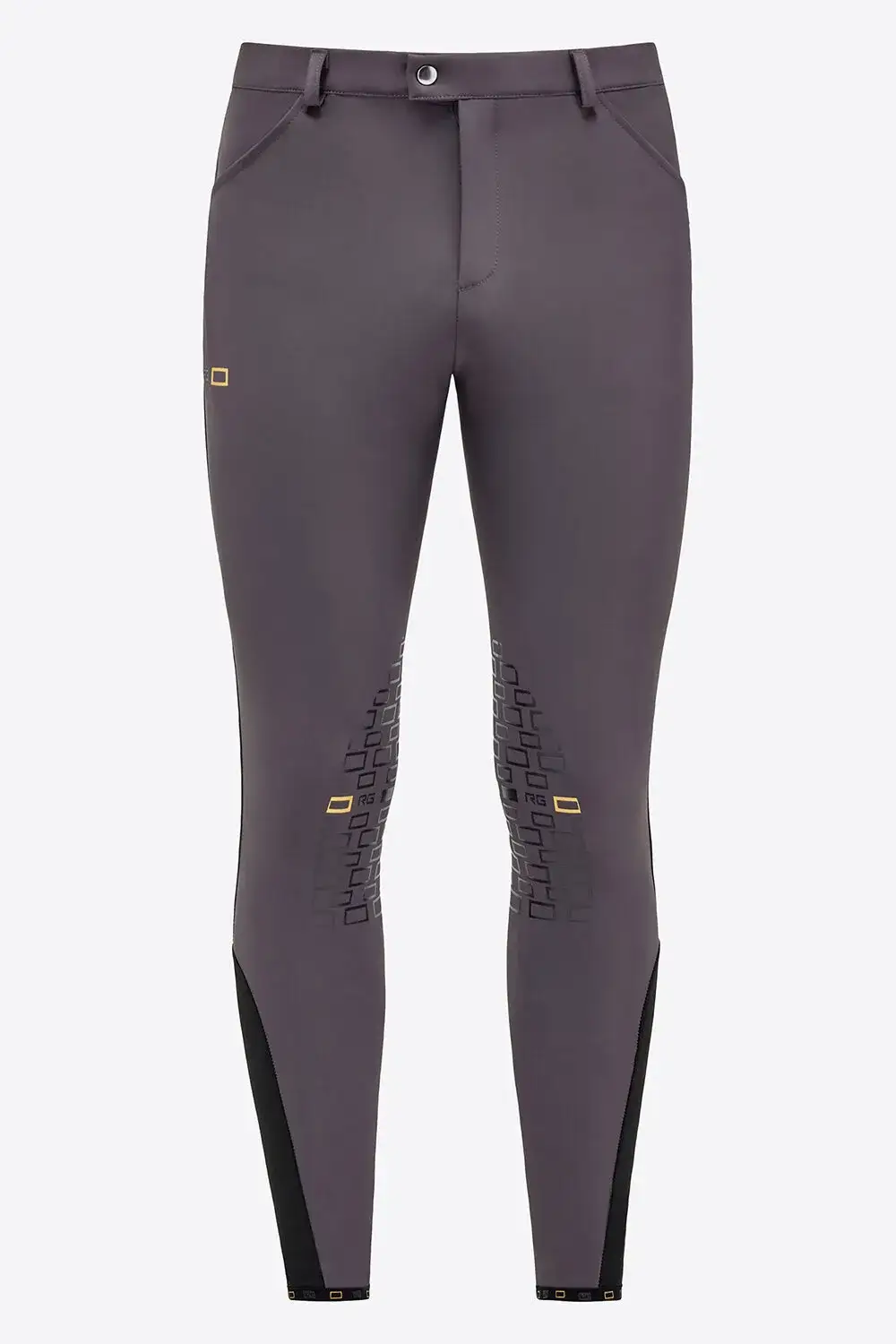 Rider's Gene RG Knee Grip Men's Riding Breeches Graphite Grey-2