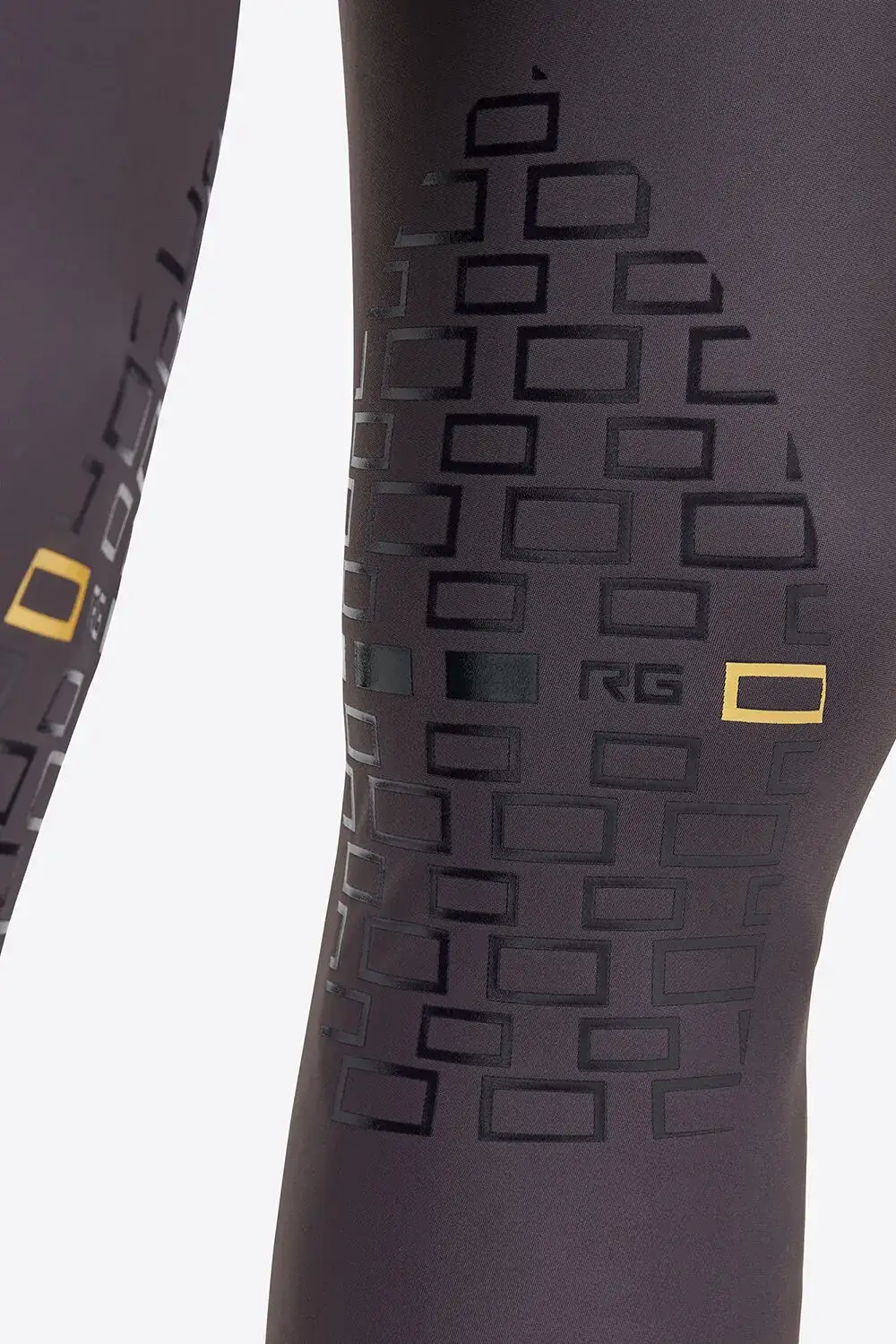 Rider's Gene RG Knee Grip Men's Riding Breeches Graphite Grey-4