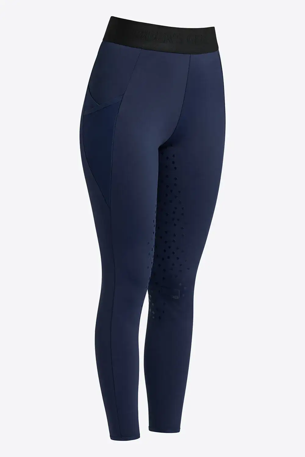 Rider's Gene Rider's Gene women's full grip leggings ROYAL BLUE-1