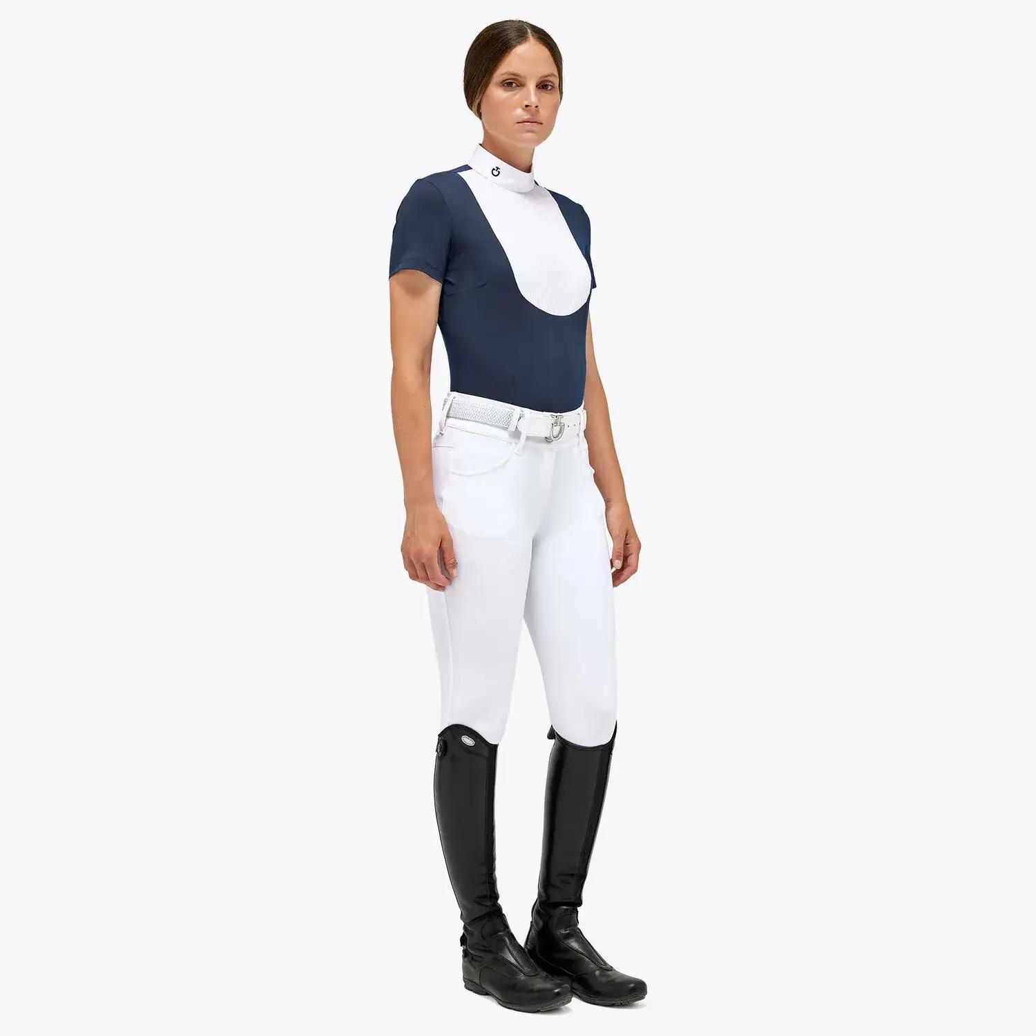 Cavalleria Toscana Camicia da competizione donna ATLANTIC BLUE-2