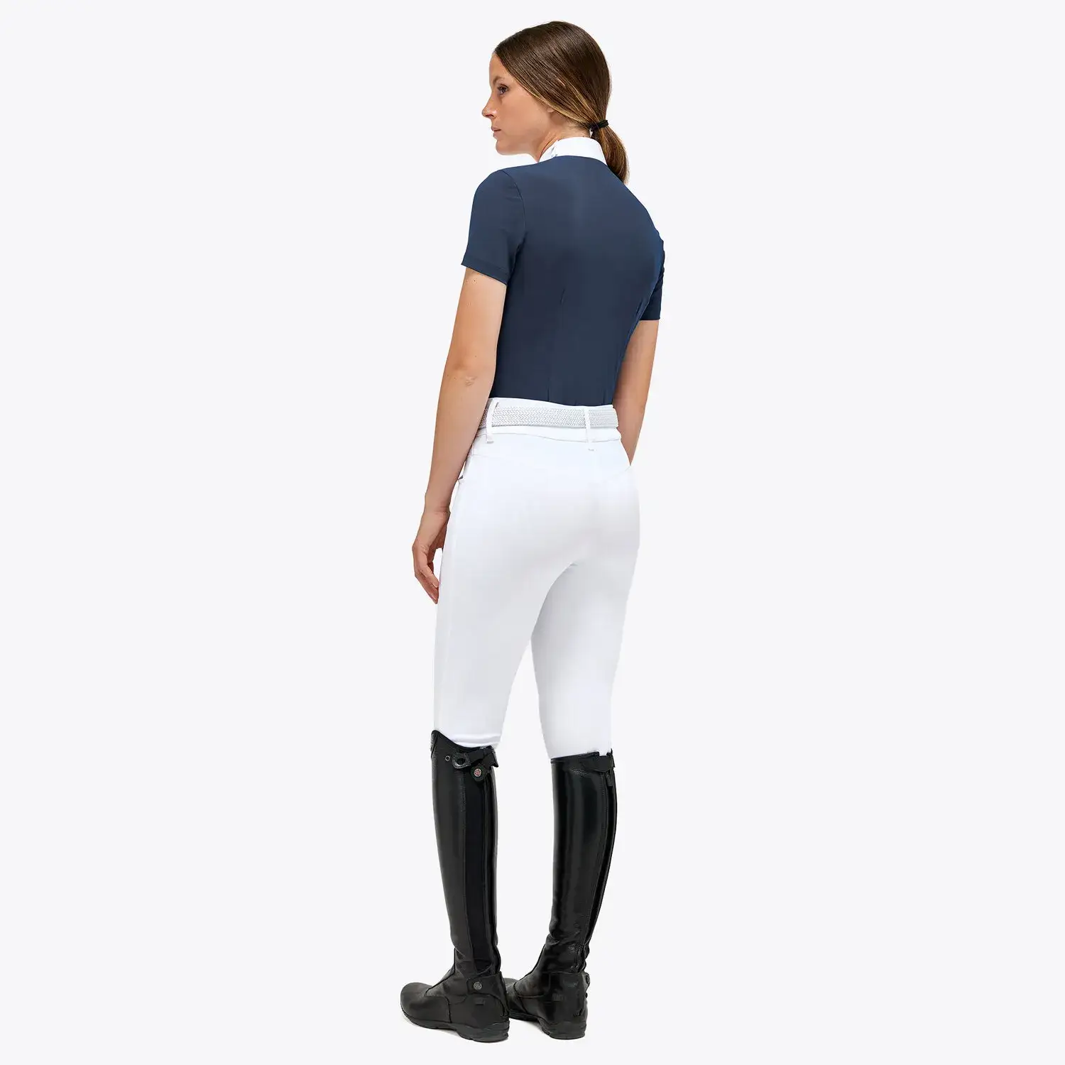 Cavalleria Toscana Camicia da competizione donna ATLANTIC BLUE-3