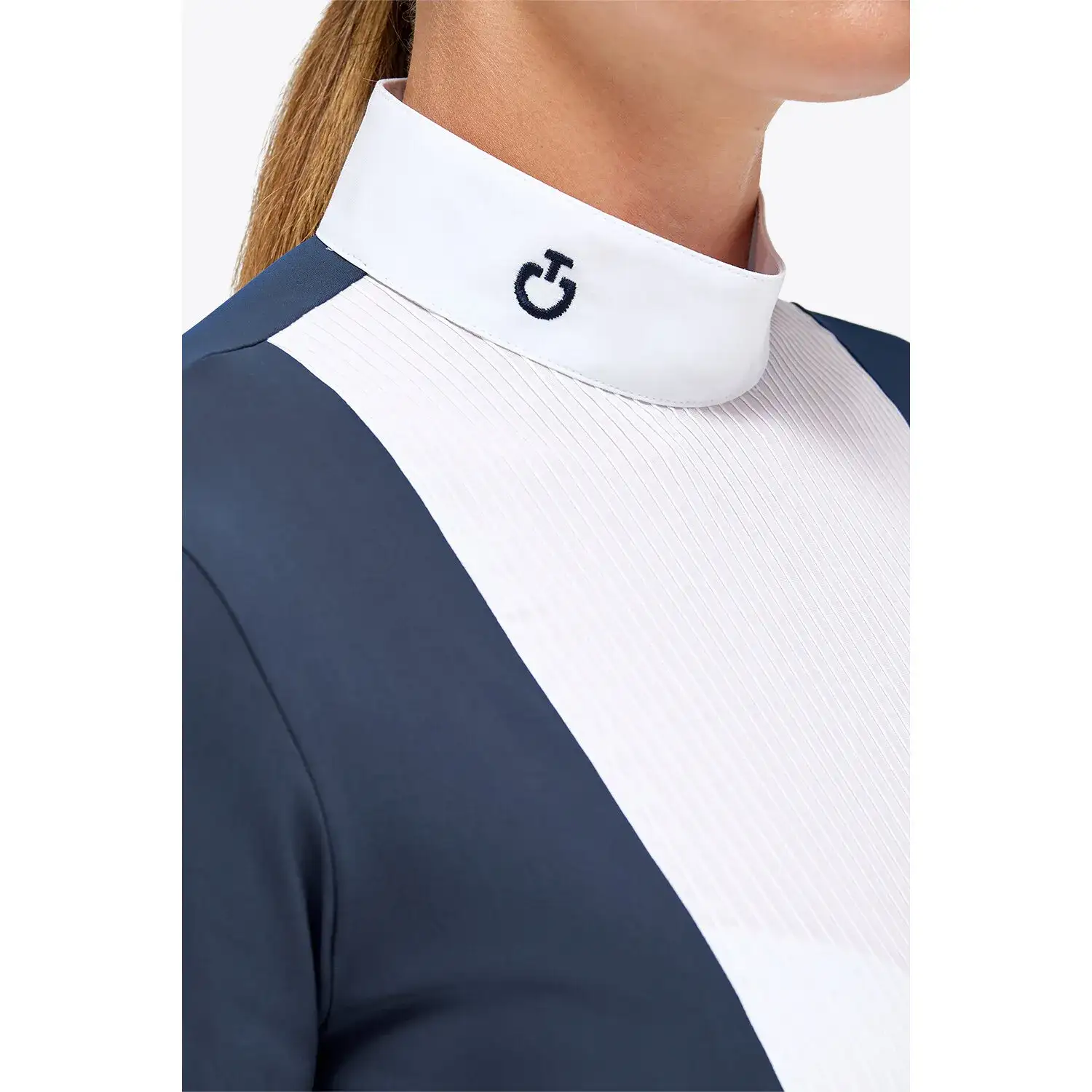 Cavalleria Toscana Camicia da competizione donna ATLANTIC BLUE-4
