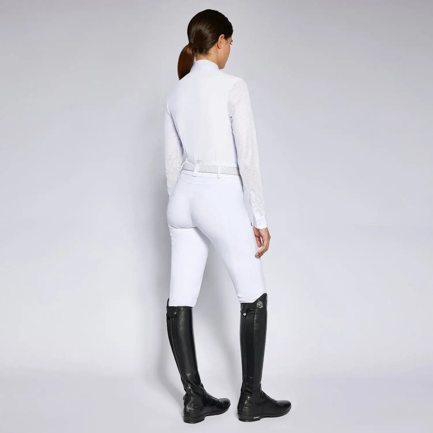 Cavalleria Toscana Women's competition shirt WHITE-2