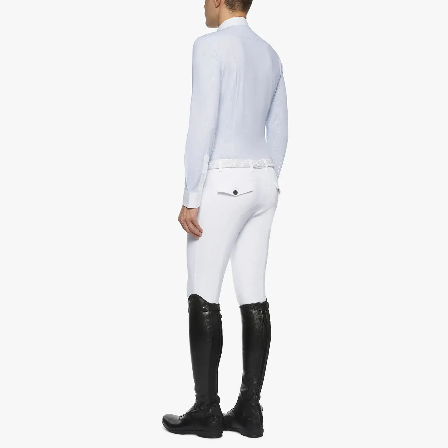 Cavalleria Toscana Cavalleria Toscana Men's Competition Shirt OXFORD BLUE PRINT-3