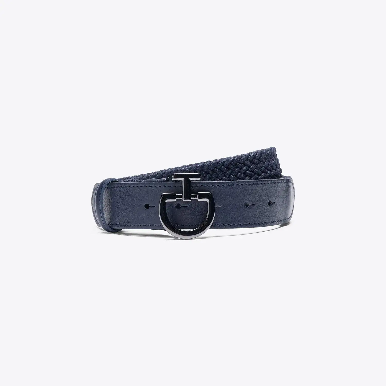 Cavalleria Toscana Women's Chamois Belt DARK BLUE/DARK BLUE-1