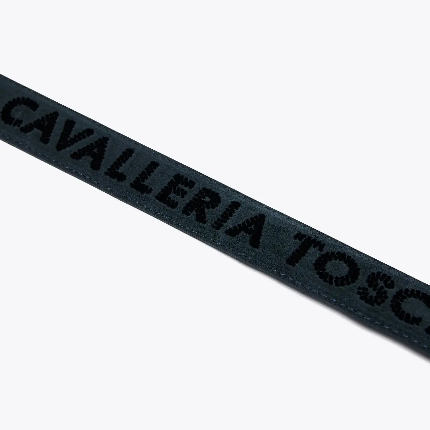 Cavalleria Toscana Men's Chamois Belt NAVY-3
