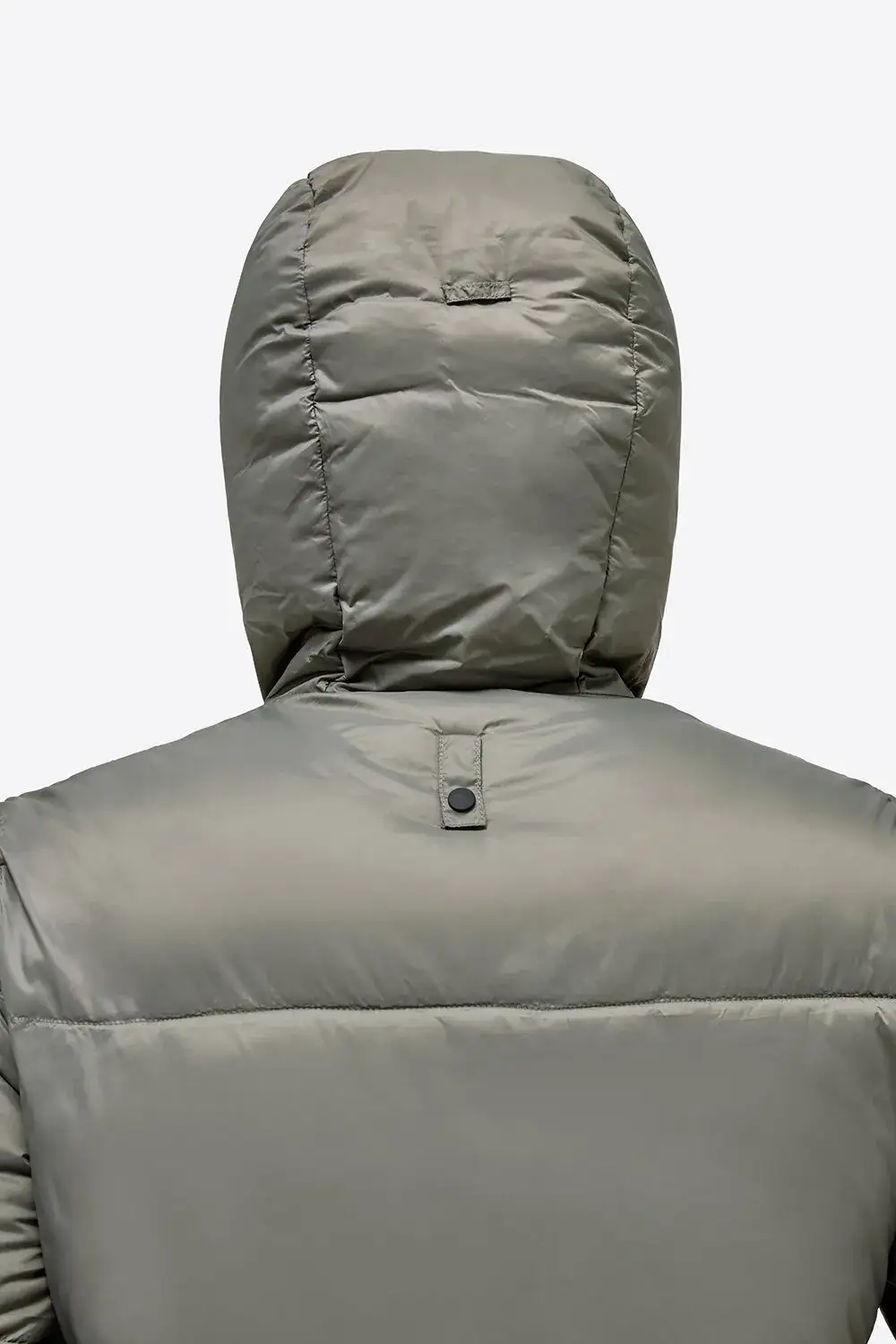 Rider's Gene RG Nylon Quilted Hooded Puffer Jacket VERDE BANDIERA-5