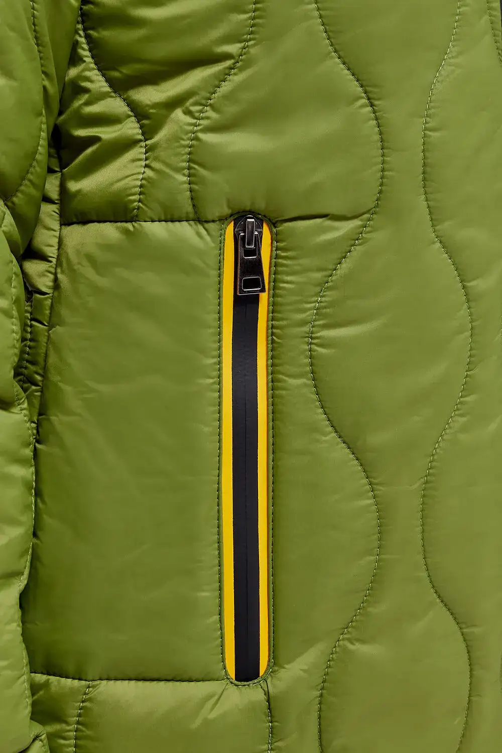 Rider's Gene Women’s quilted nylon puffer jacket FOREST GREEN-6