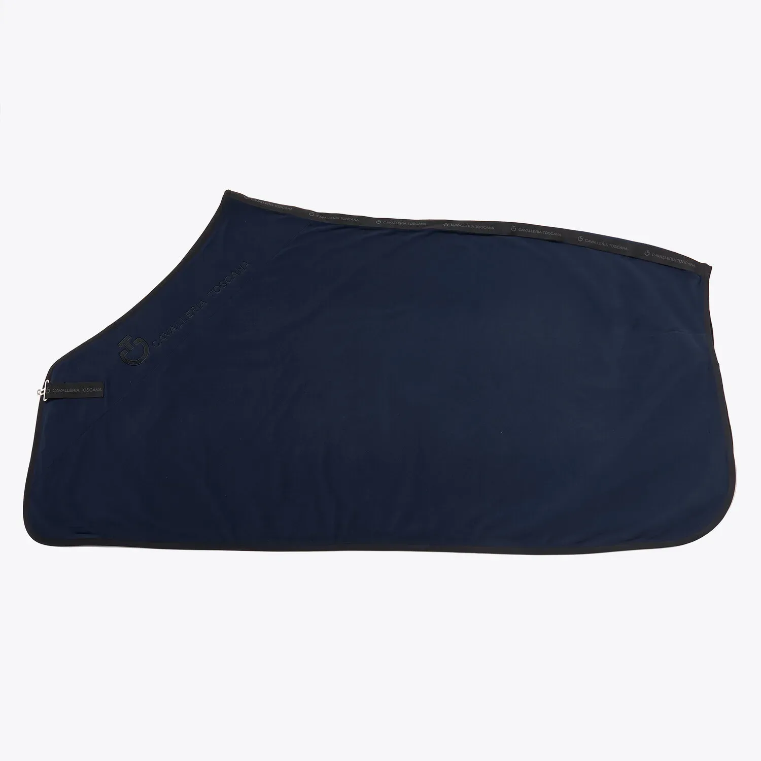 Cavalleria Toscana CT Logo Rug OCEAN BLUE-1