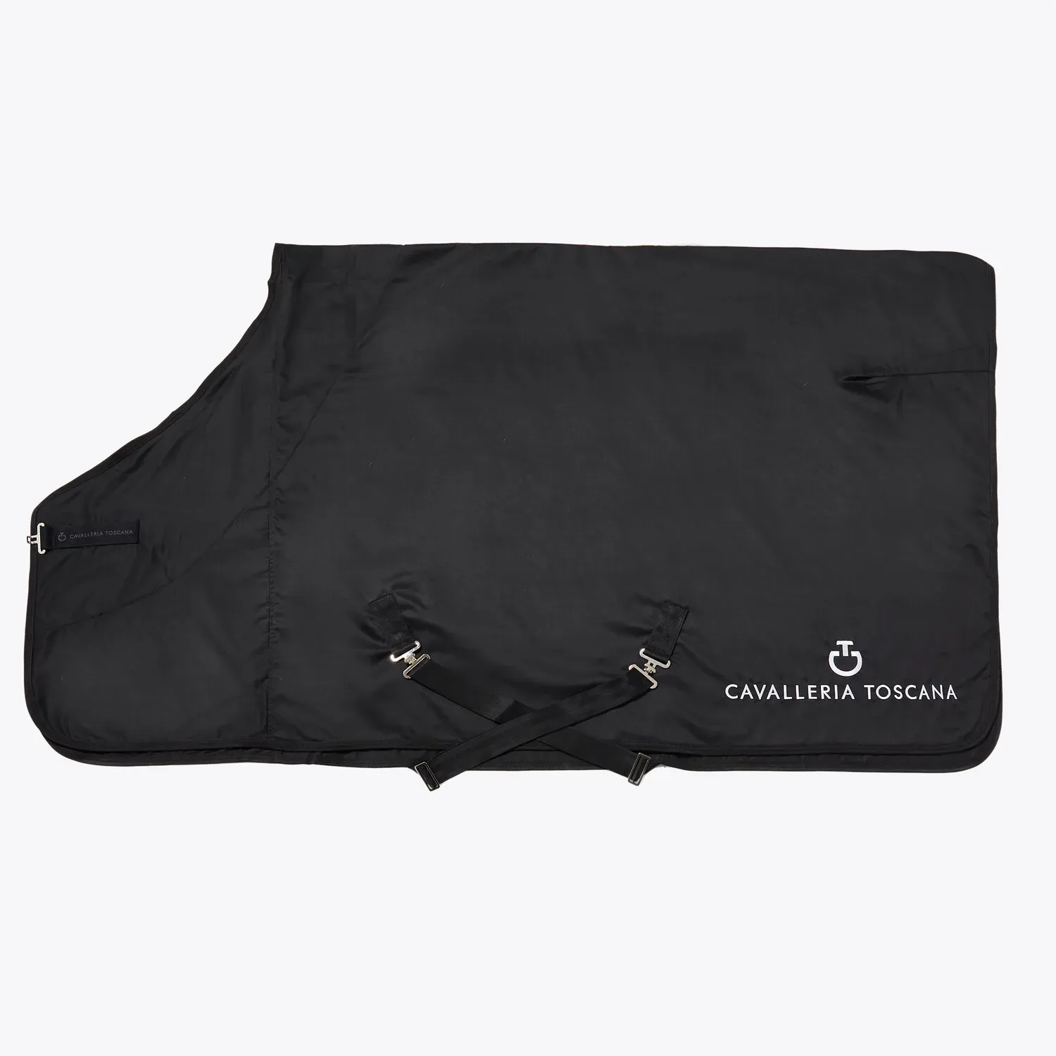 Cavalleria Toscana Cavalleria Toscana Cotton Horse Rug BLACK-1