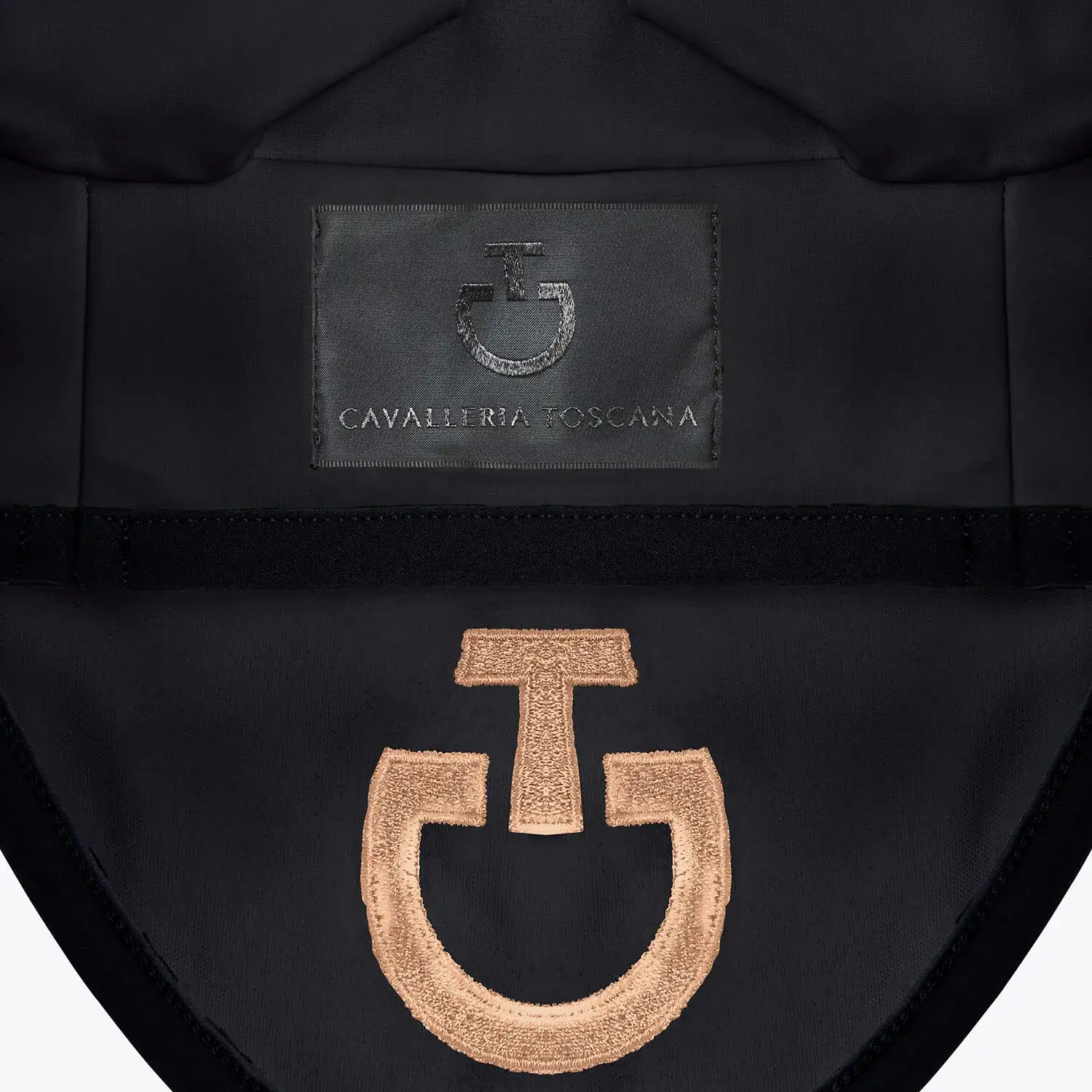 Cavalleria Toscana Light Weig ht jersey Stripe Sound less Earnet BLACK/TOFFEE BROWN-3