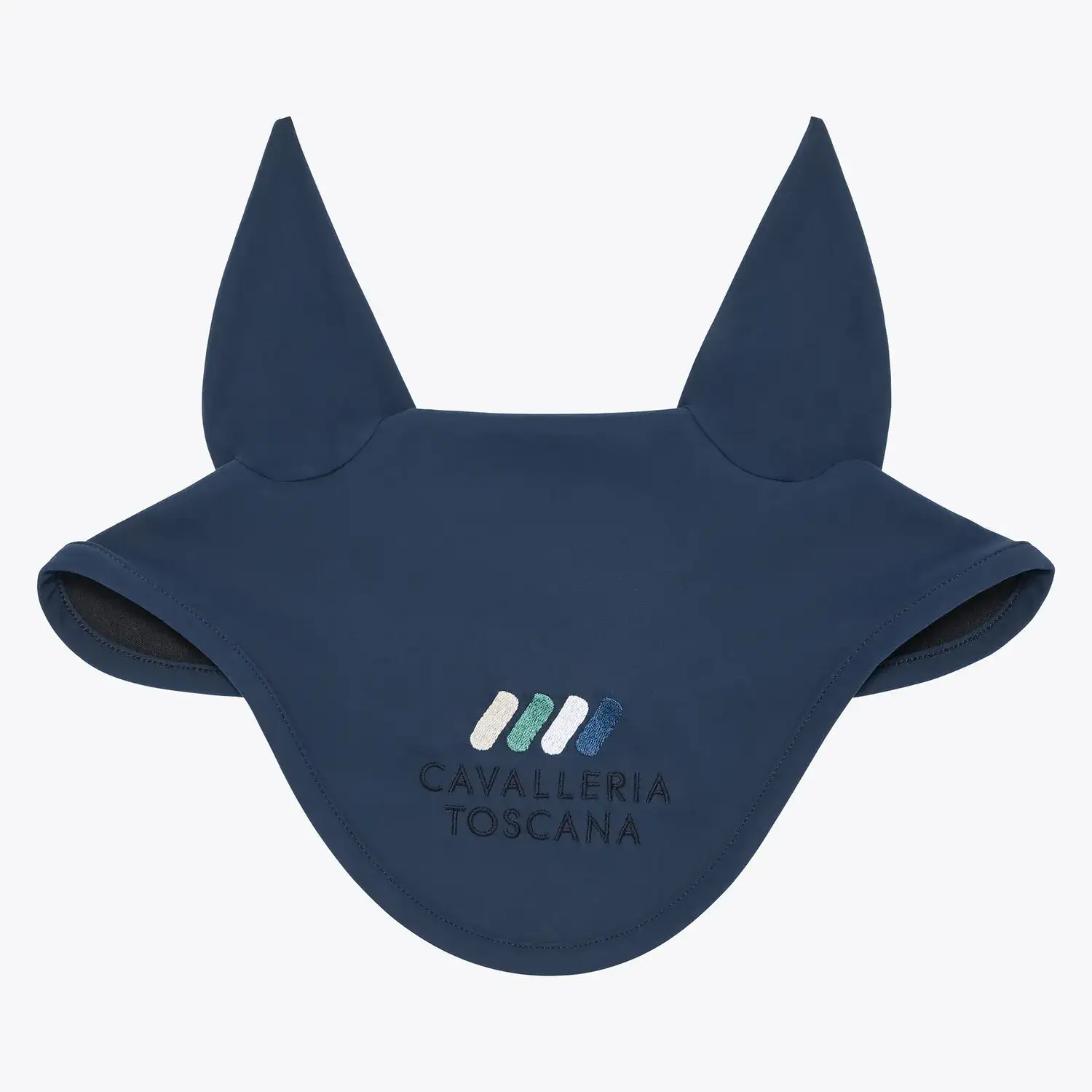 Cavalleria Toscana Lightweight jersey ear bonnet OCEAN BLUE-1