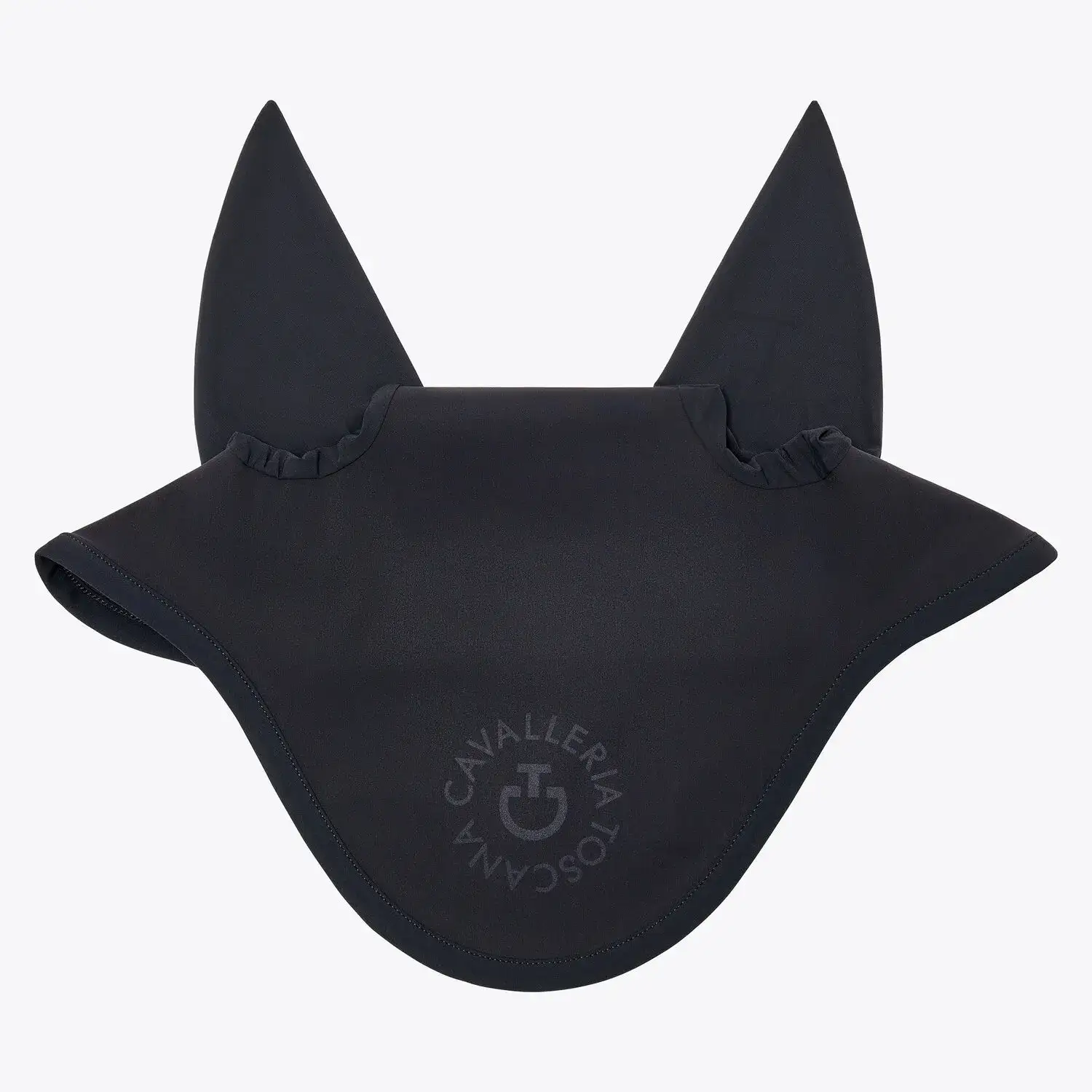 Cavalleria Toscana Soundless horse earnet in Jersey BLACK-1