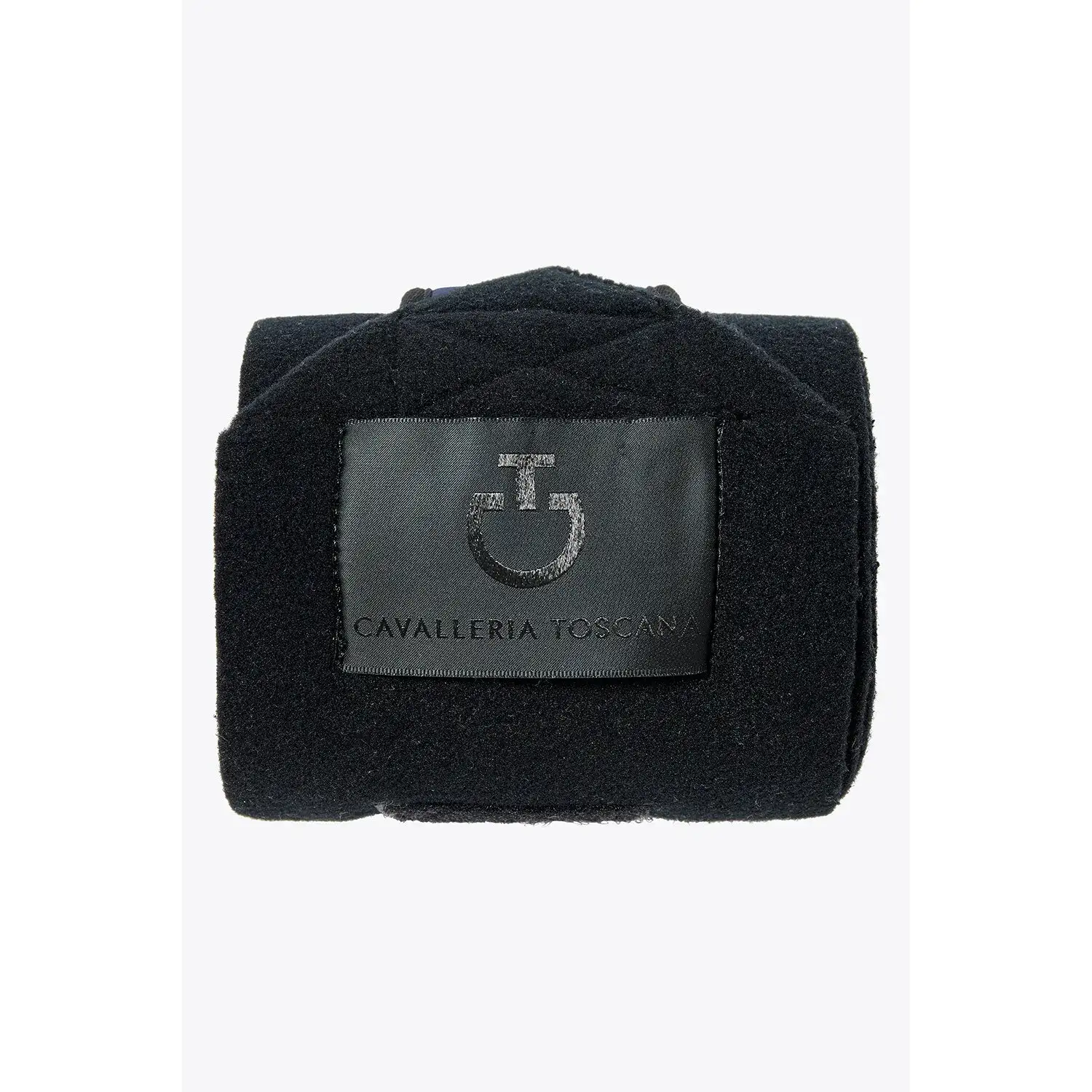 Cavalleria Toscana Fleece leg bandages BLACK / ATLANTIC BLUE-2