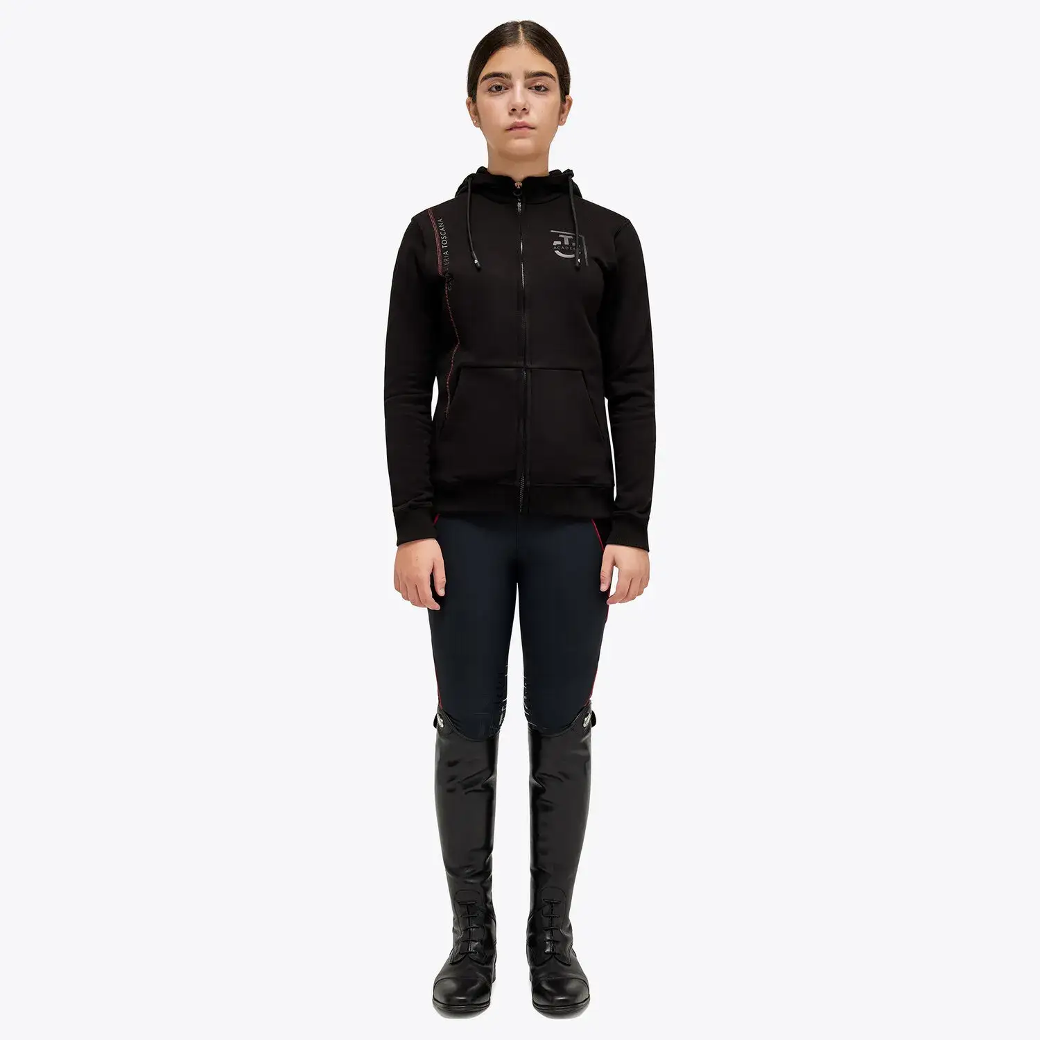 Cavalleria Toscana CT Academy unisex sweatshirt BLACK-1