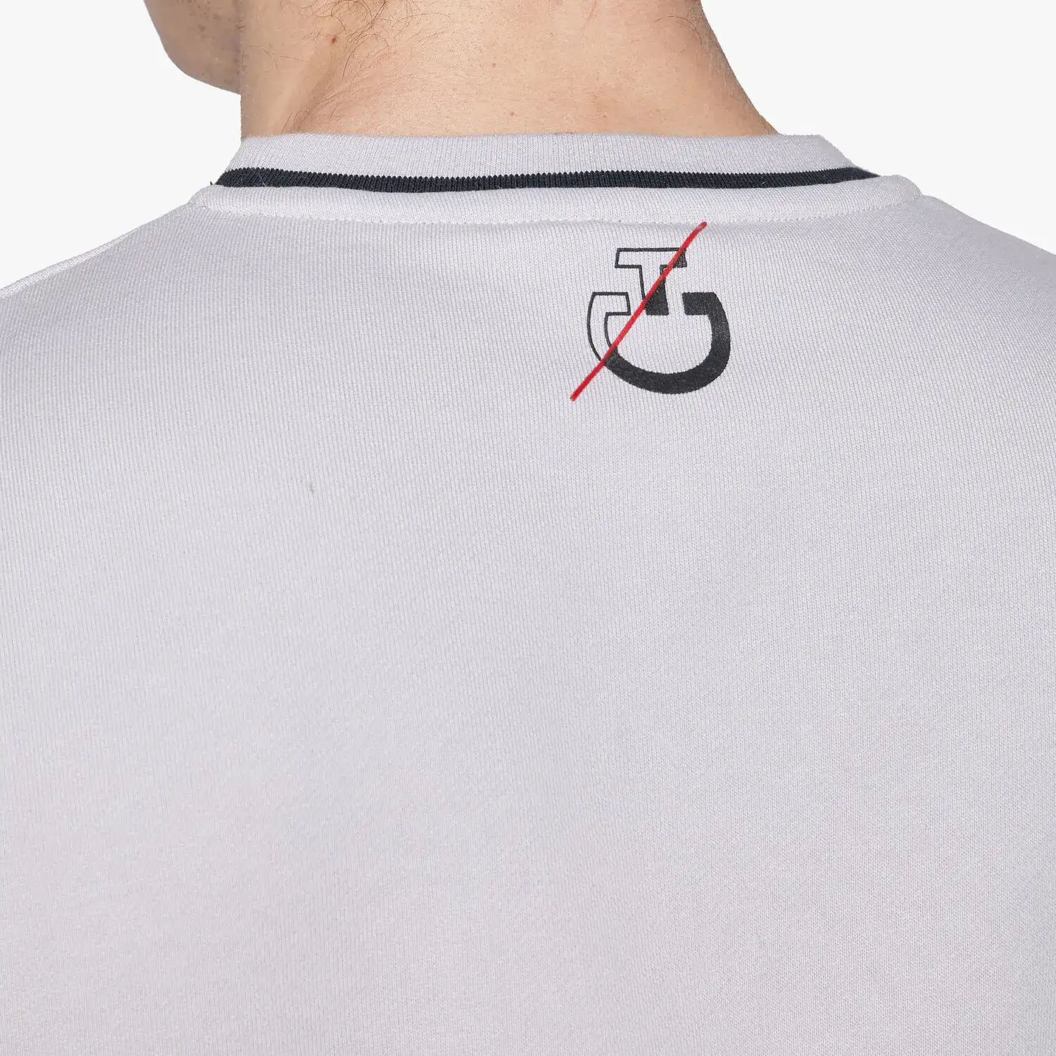 Cavalleria Toscana Men's Train Hard Ride Easy Sweatshirt LIGHT GREY-6