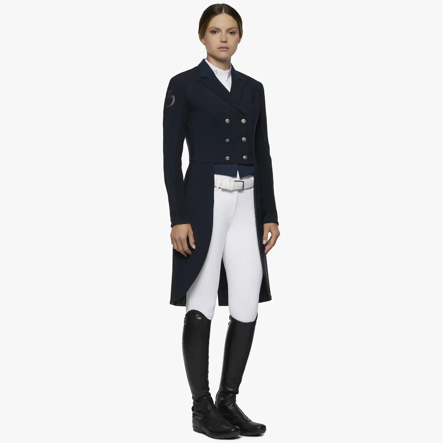 Cavalleria Toscana Women`s riding tailcoat. NAVY-2