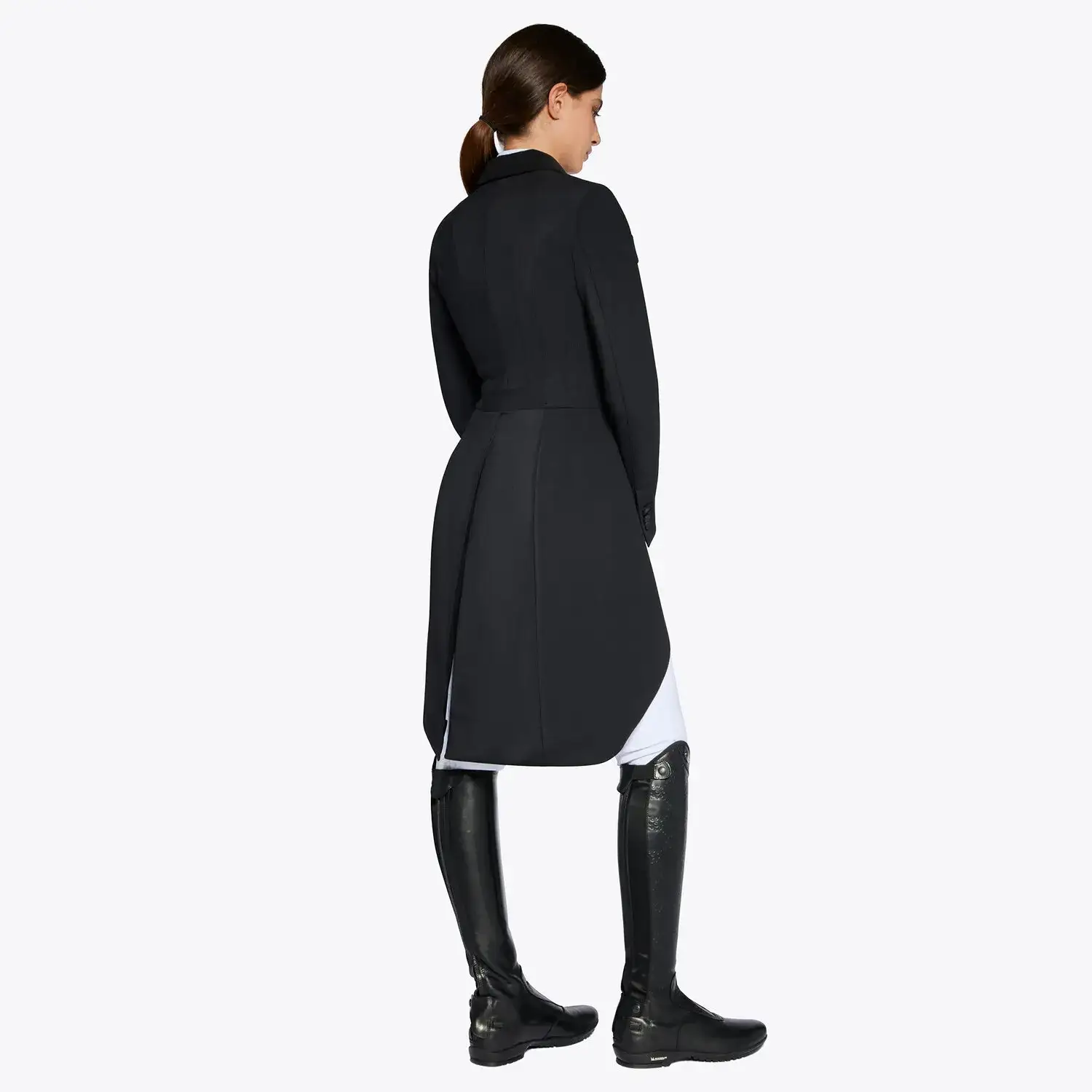 Cavalleria Toscana Women's tailcoat with covered b BLACK-2