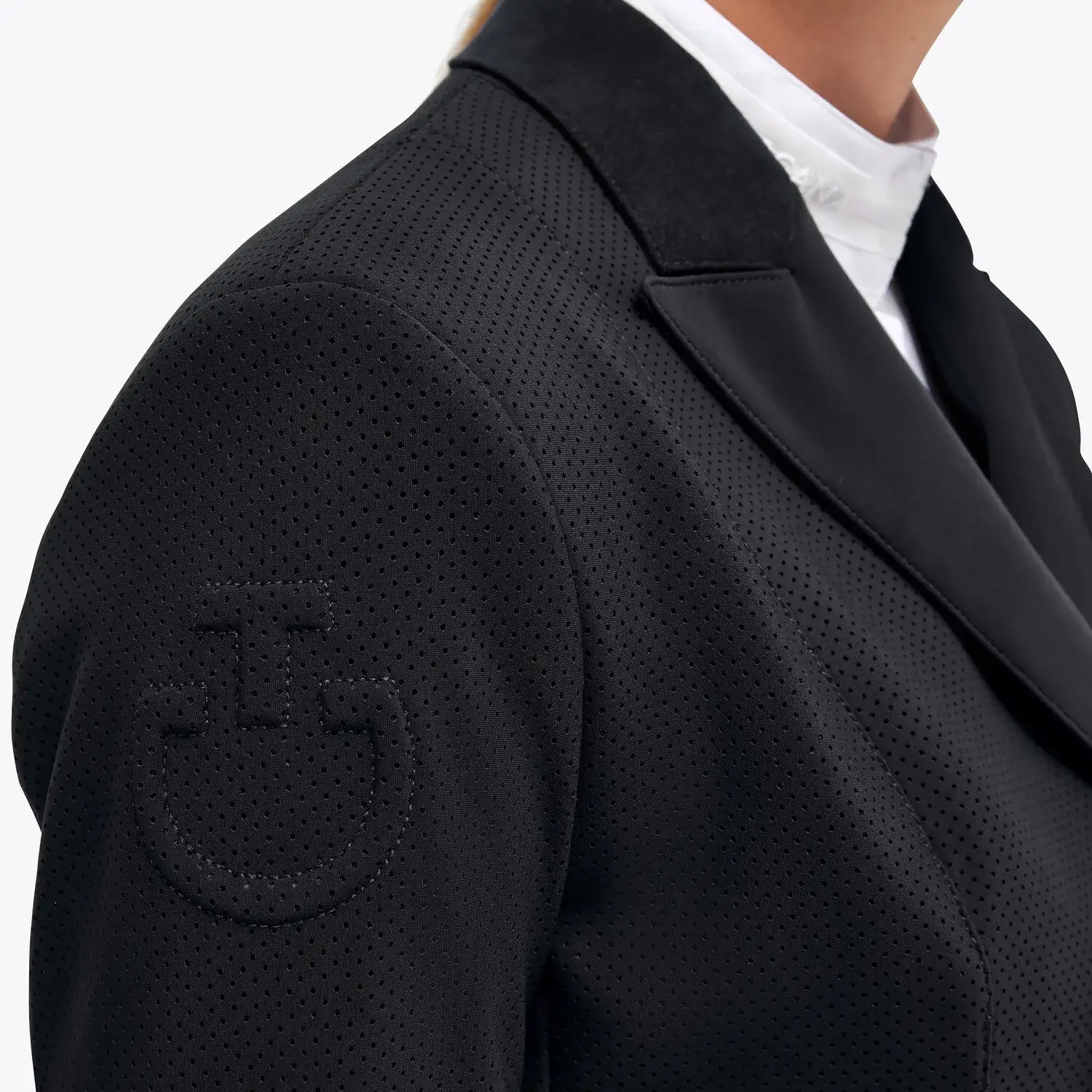 Cavalleria Toscana Women's tailcoat with covered b BLACK-4