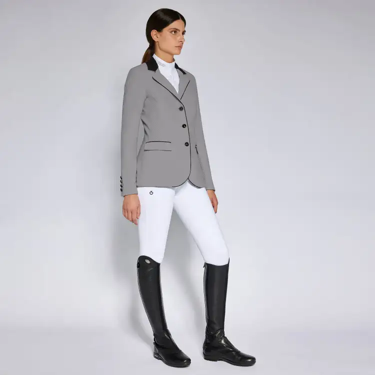 Cavalleria Toscana Women's competition jacket GREY-1