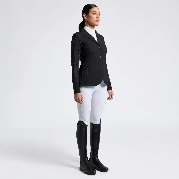 Cavalleria Toscana Revolution Women's perforated Competition jacket with zip
