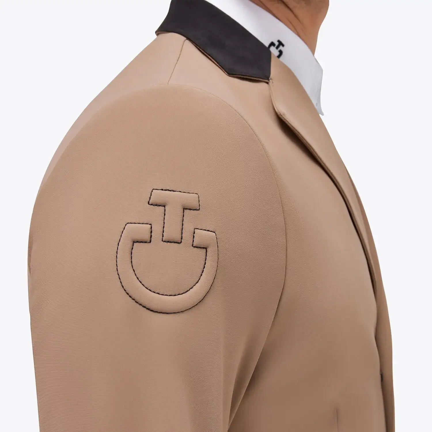 Cavalleria Toscana Giacca da uomo leggera con zip CACAO-3