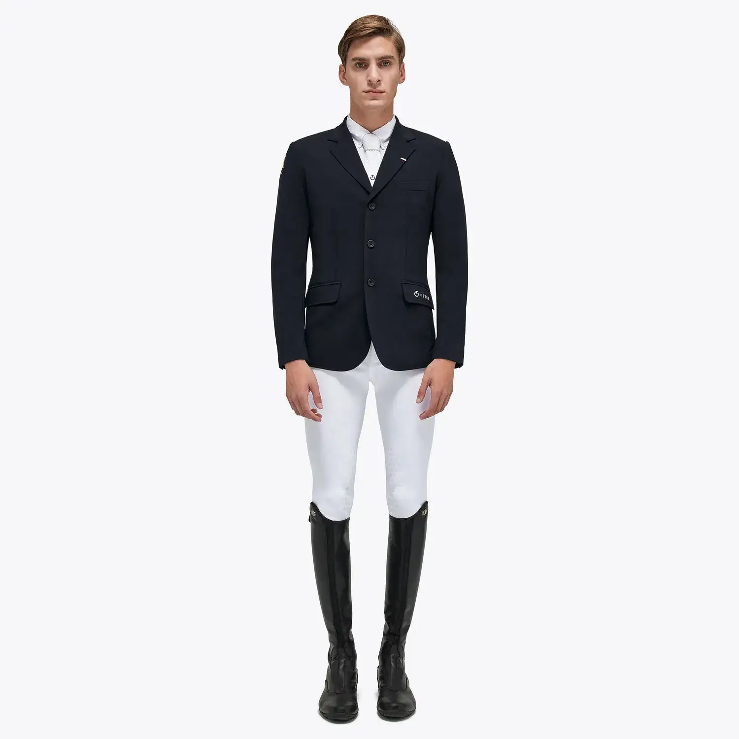 Cavalleria Toscana Men's FISE competition jacket NAVY-1