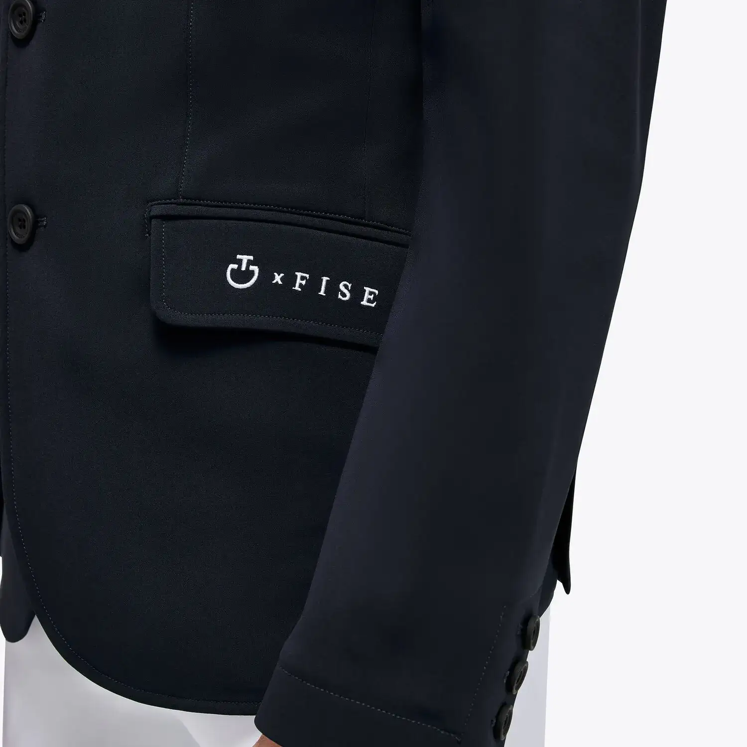Cavalleria Toscana Men's FISE competition jacket NAVY-6