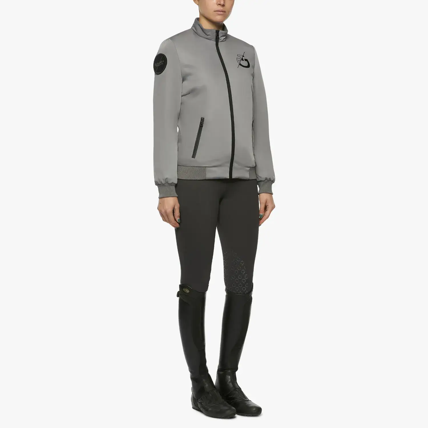 Cavalleria Toscana Bomber donna CT Team GREY-1