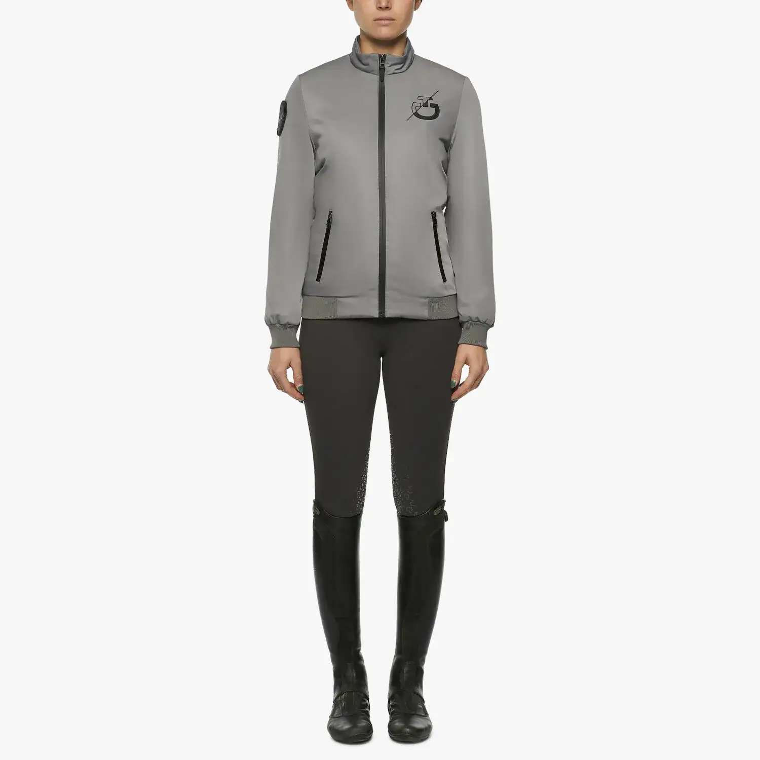 Cavalleria Toscana Bomber donna CT Team GREY-2