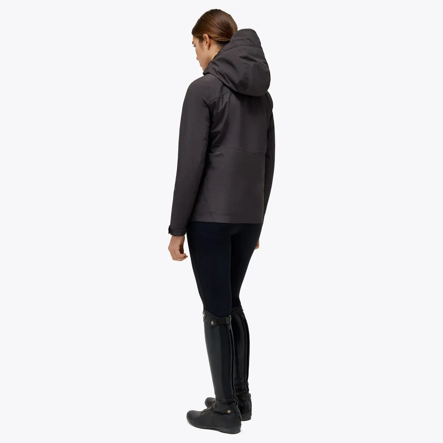 Cavalleria Toscana REVO All season hooded jacket CHARCOAL GREY-2