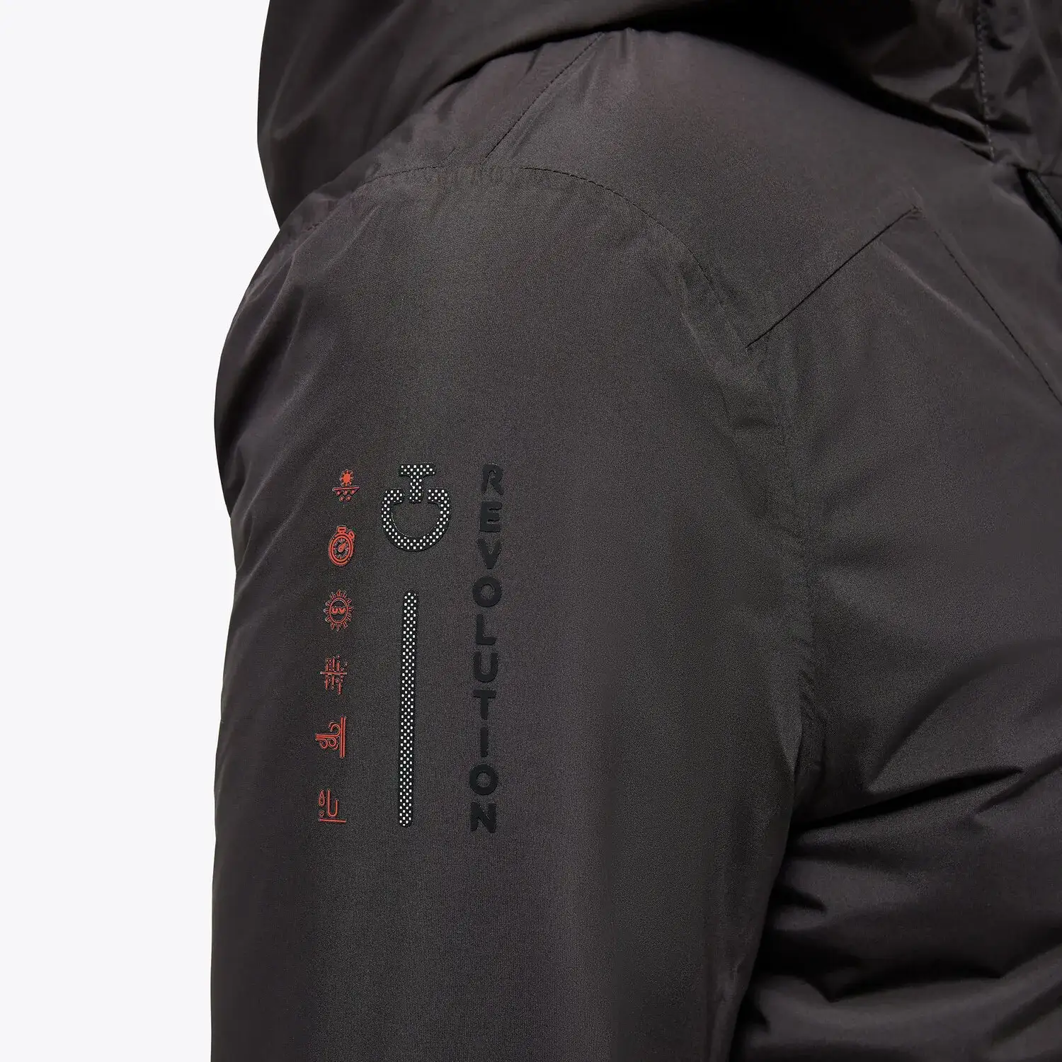 Cavalleria Toscana REVO All season hooded jacket CHARCOAL GREY-3