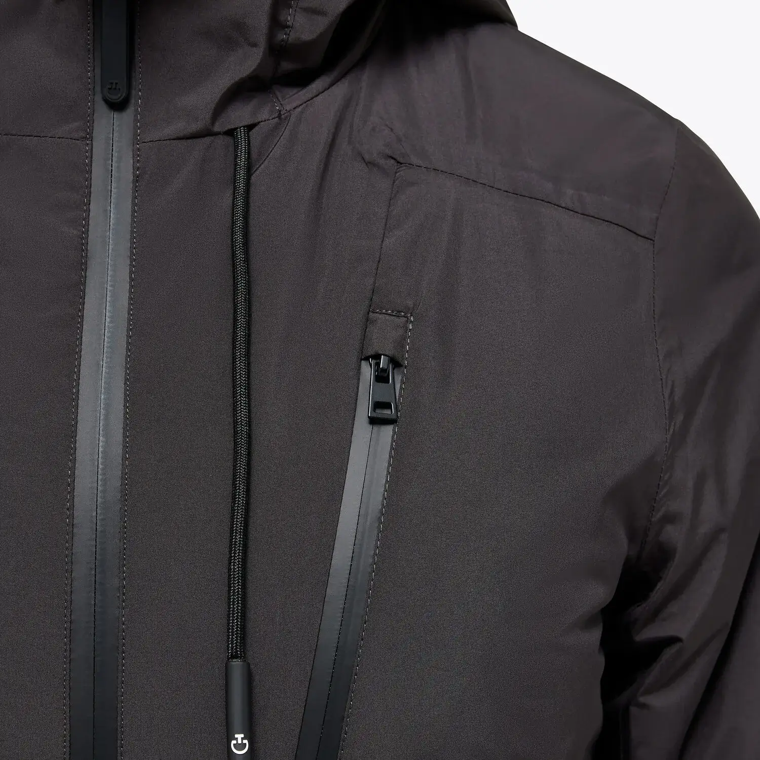 Cavalleria Toscana REVO All season hooded jacket CHARCOAL GREY-4