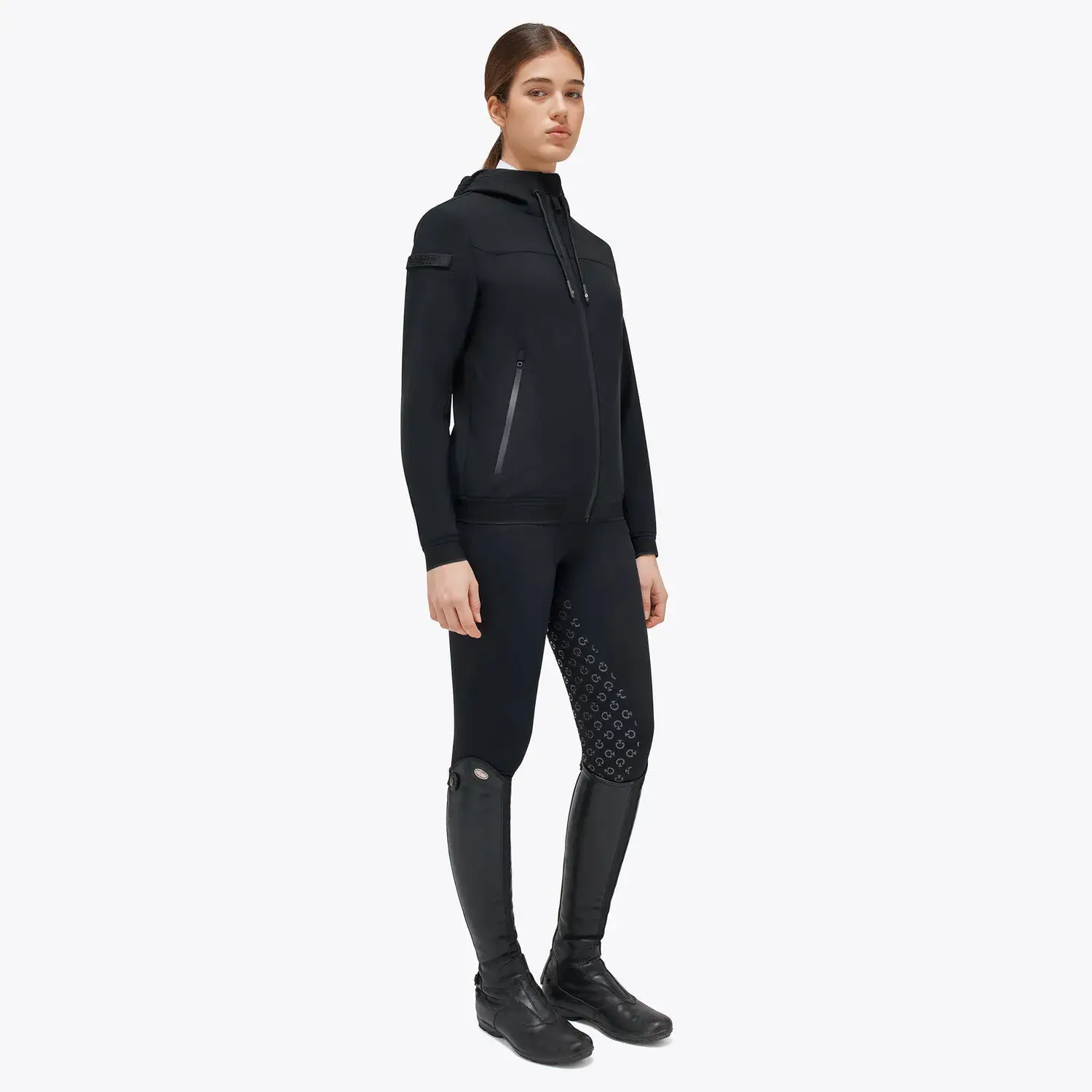 Cavalleria Toscana Women's softshell BLACK-1